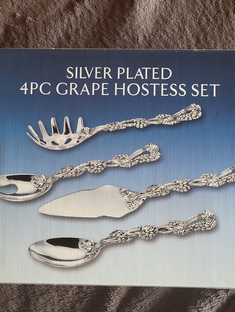 Silver Plated 4 Piece Serving Set